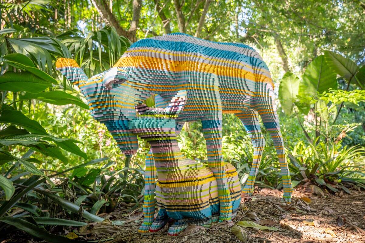 New Lego art at Fort Worth Botanic Gardens for the summer | Fort